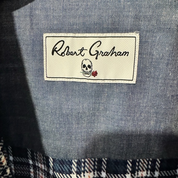 Robert Graham Thick Flannel Coat, NWOT - Picture 3 of 4